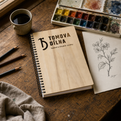 Umělecký dřevěný sketchbook LIGNUM ART A5 fotka 1075